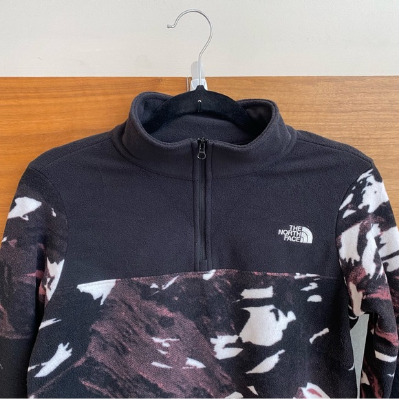 The North Face Women`s Printed TKA Glacier 1/4 Zip Pullover TKA Glacier, Size S - Picture 5 of 8